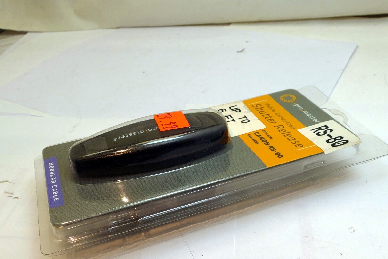 ProMaster Camera Shutter Release cable 6 feet long (Code 6608) for Canon RS-80