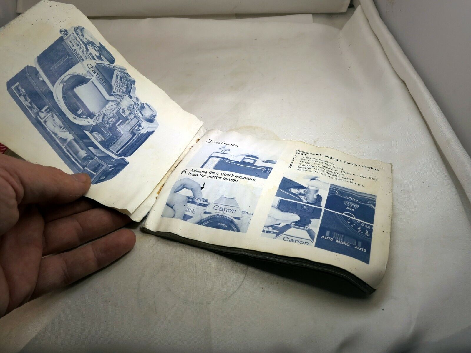 Canon AE-1 Camera Owner's Guide Instructions English E genuine original OEM