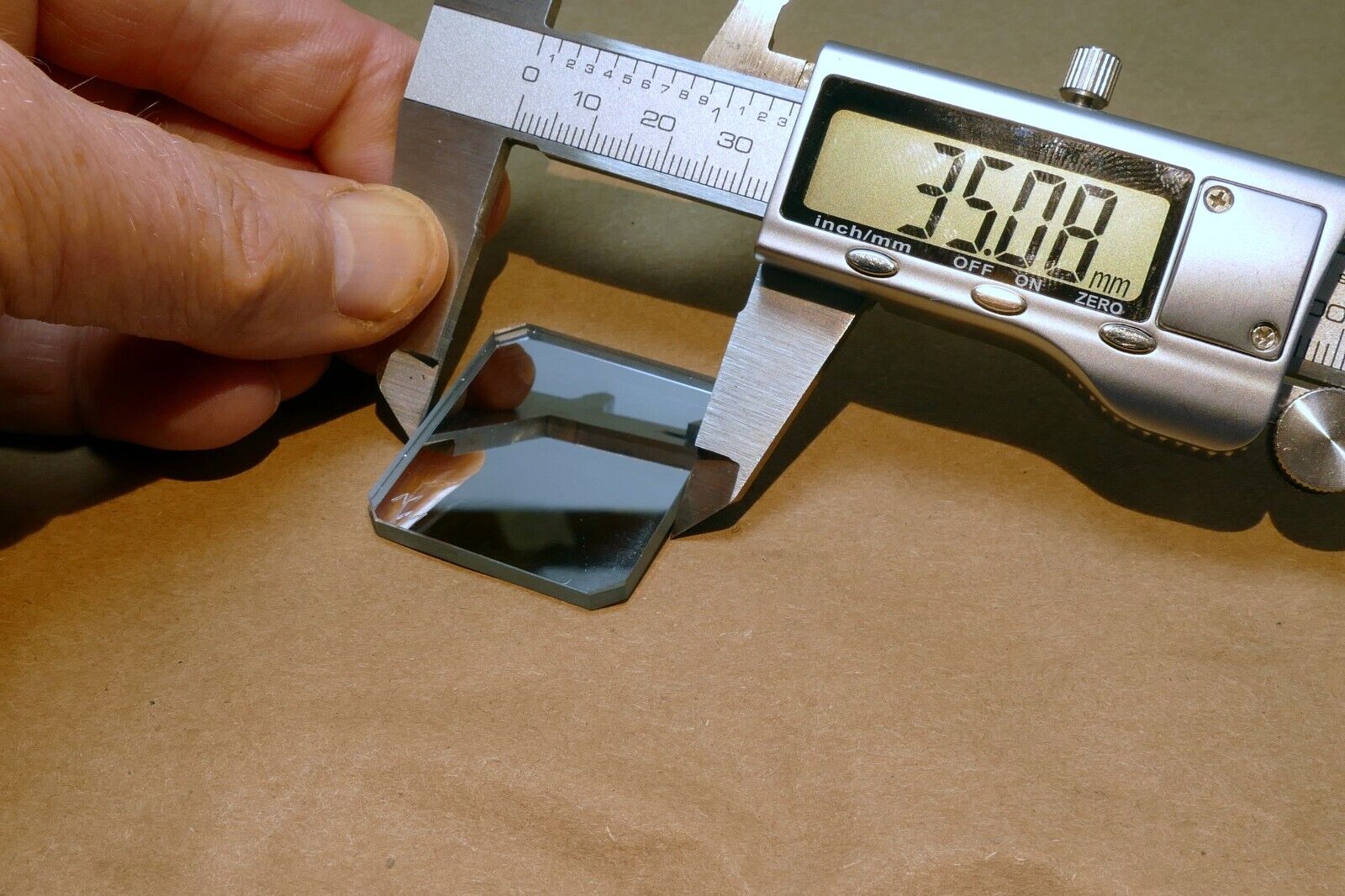 1.5" Diameter 0.12" thick First Surface Mirror Optical flat