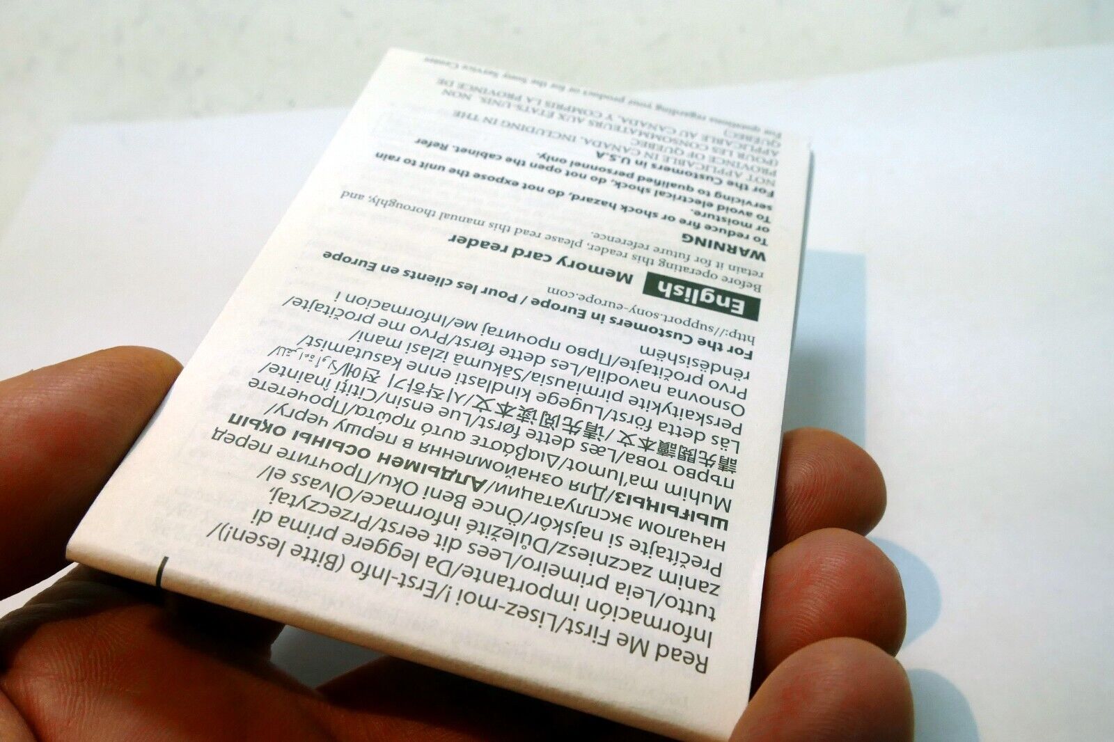 SONY  XQD/SD Card Reader Manual MRW-E90 GUIDE