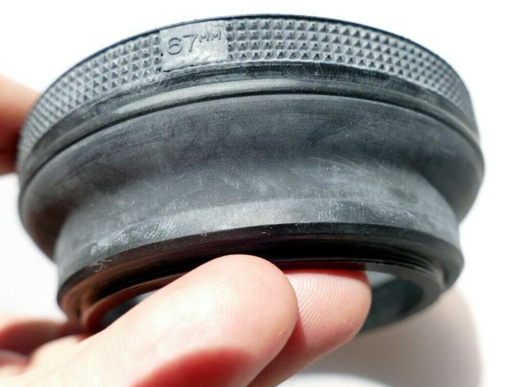 67mm Lens Rubber Hood shade double threaded for 70-210mm f3.8 series 1