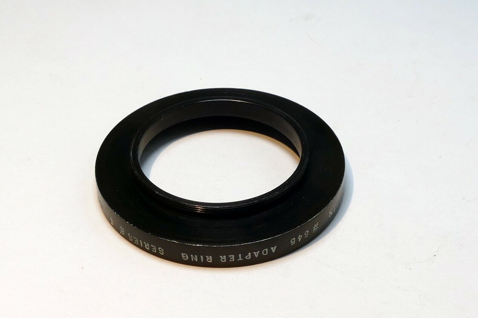 Tiffen #645 33mm to 4mm lens adapter ring metal threaded screw in (series 6 VI )