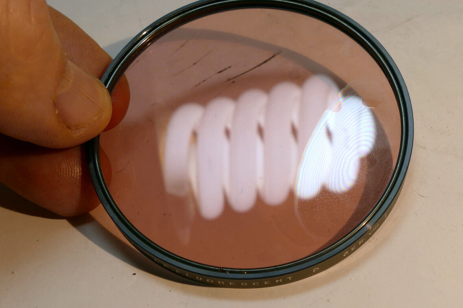 Spiralite Fluorescent  D 1-F Series 8 VII  drop in type filter (with separation)