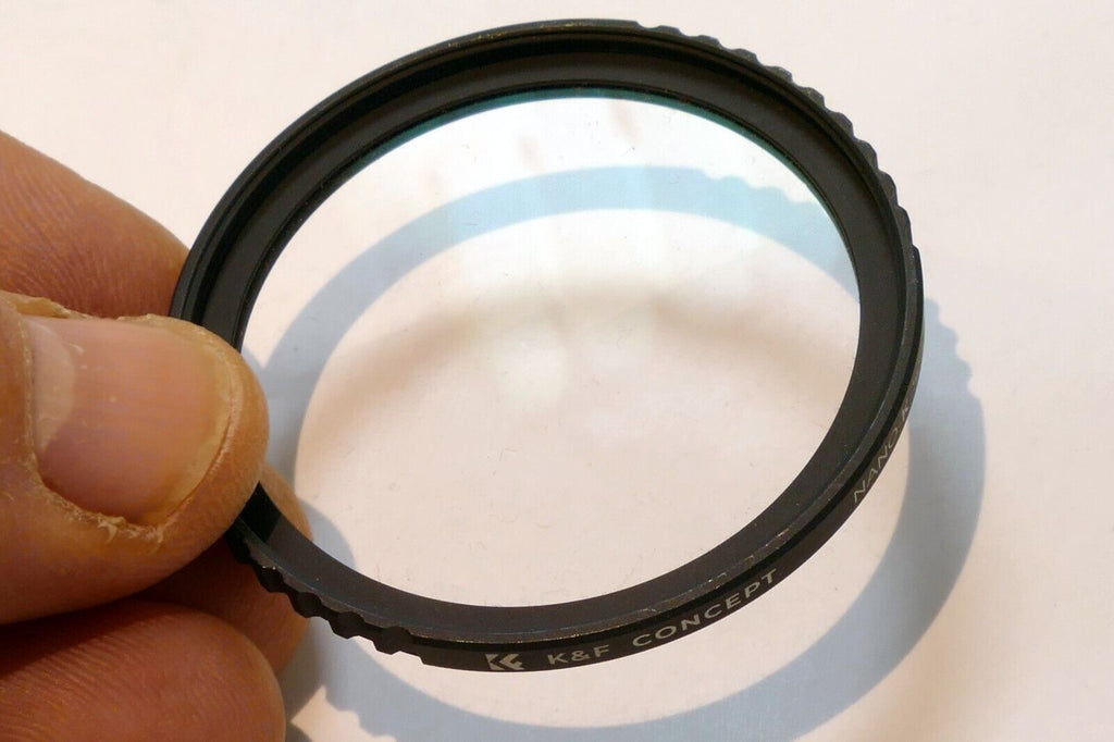 K&F Concept NANO-K 46mm Lens Filter Multi-Coated HMC ribbed rim