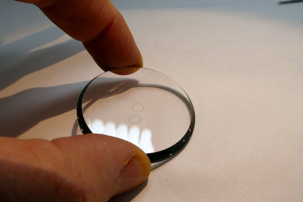 glass only filter with circle in the center  series 6 VI filter drop in