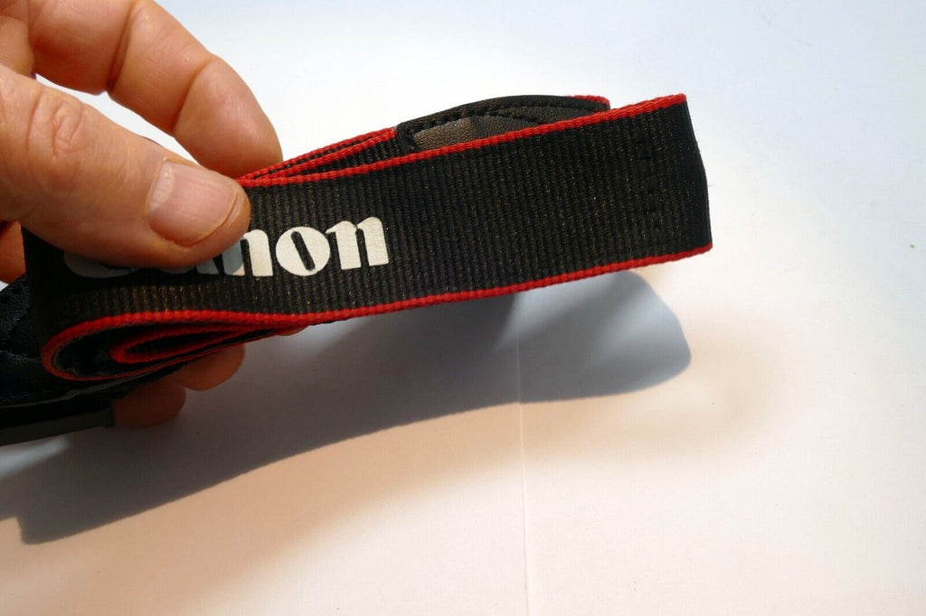 Canon EOS Camera Shoulder Strap Black-White  3cm wide - OEM Genuine
