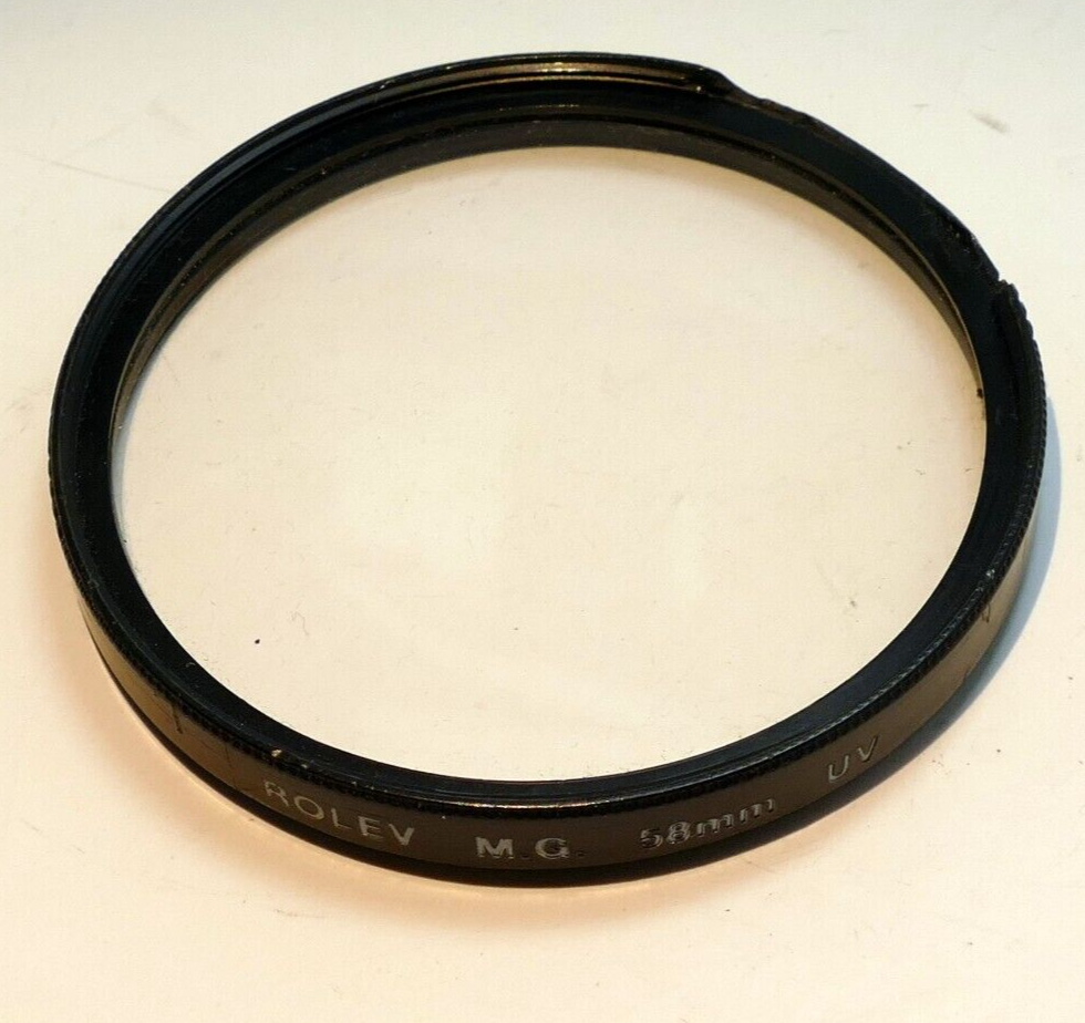 Rolev M.G. 55mm Filter UV ( with damaged rim)