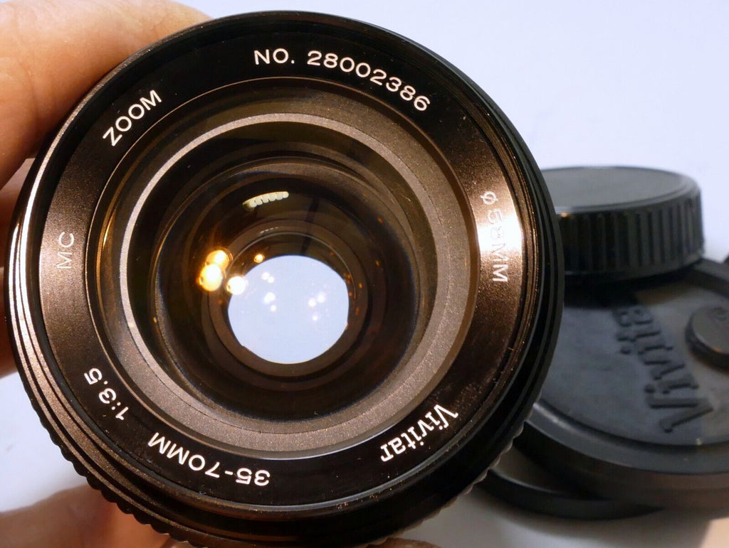 Vivitar 35-70mm f3.5 Manual Focus constant Aperture zoom Lens - Olympus OM mount
