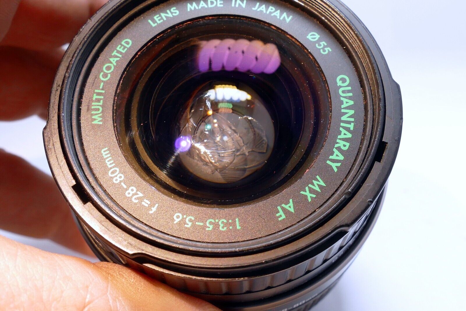 Quantaray 28-80mm f3.5-5.6 AF lens for Minolta AF Damaged parts or repair AS IS