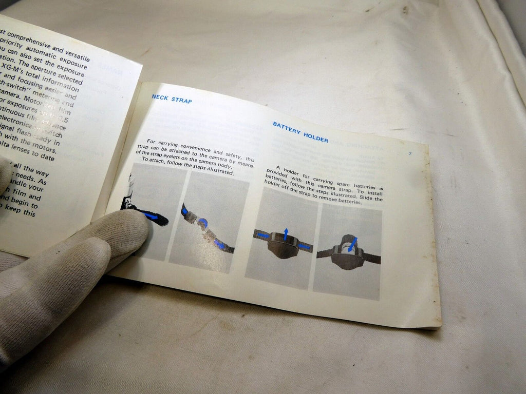 Minolta XG-M camera Instruction Guide Manual English