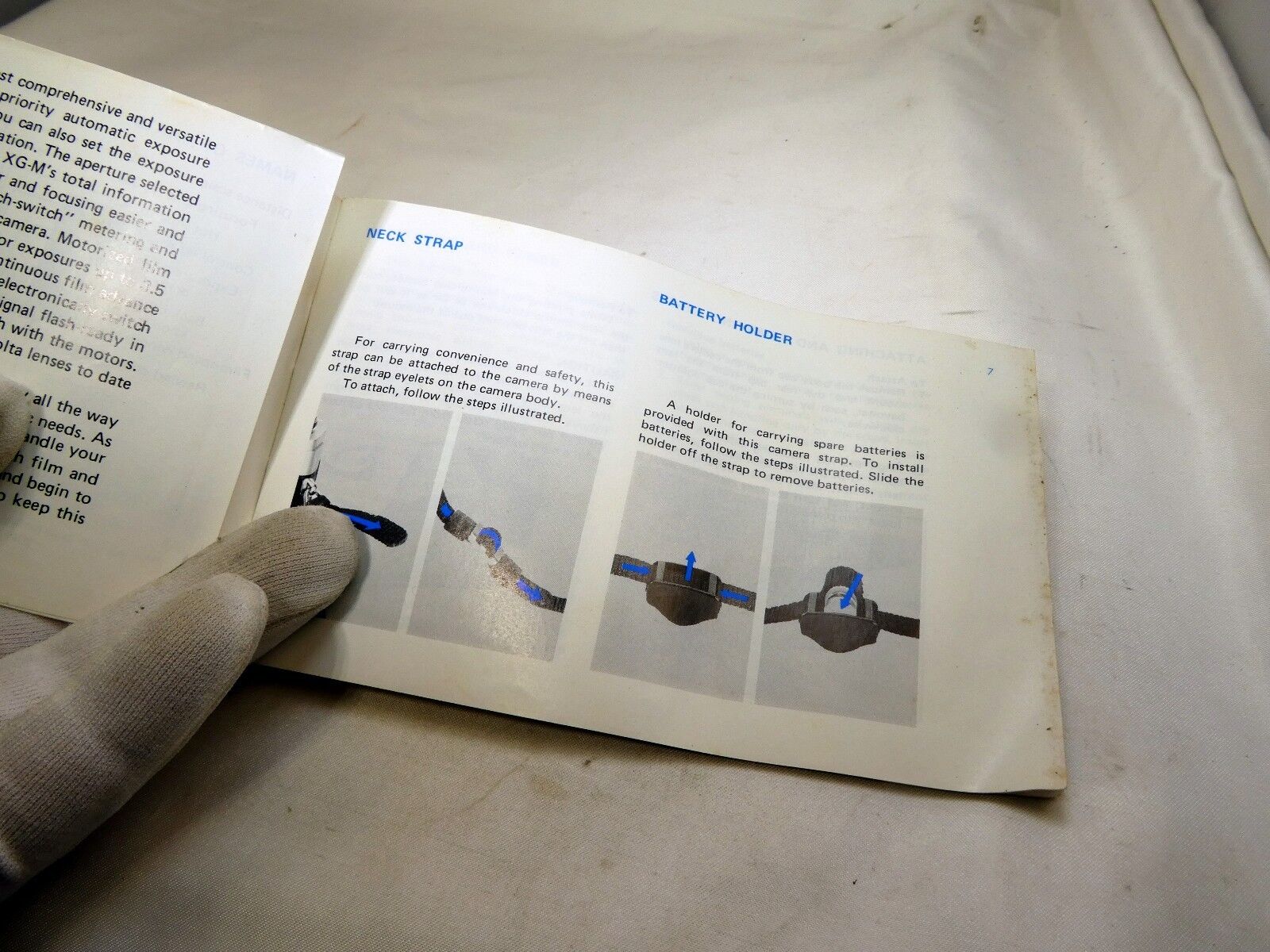 Minolta XG-M camera Instruction Guide Manual English