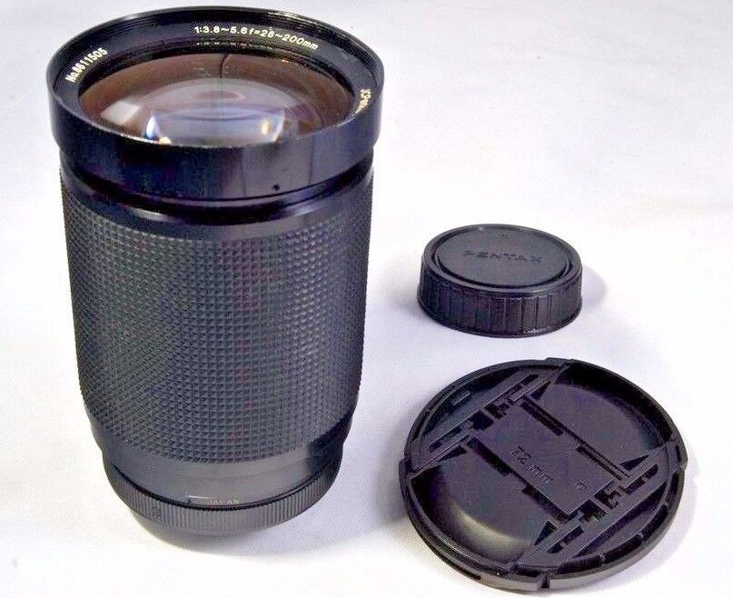 JCPenny 28-200mm f3.8-5.6 Lens for Pentax KR KA A zoom works on digital manual
