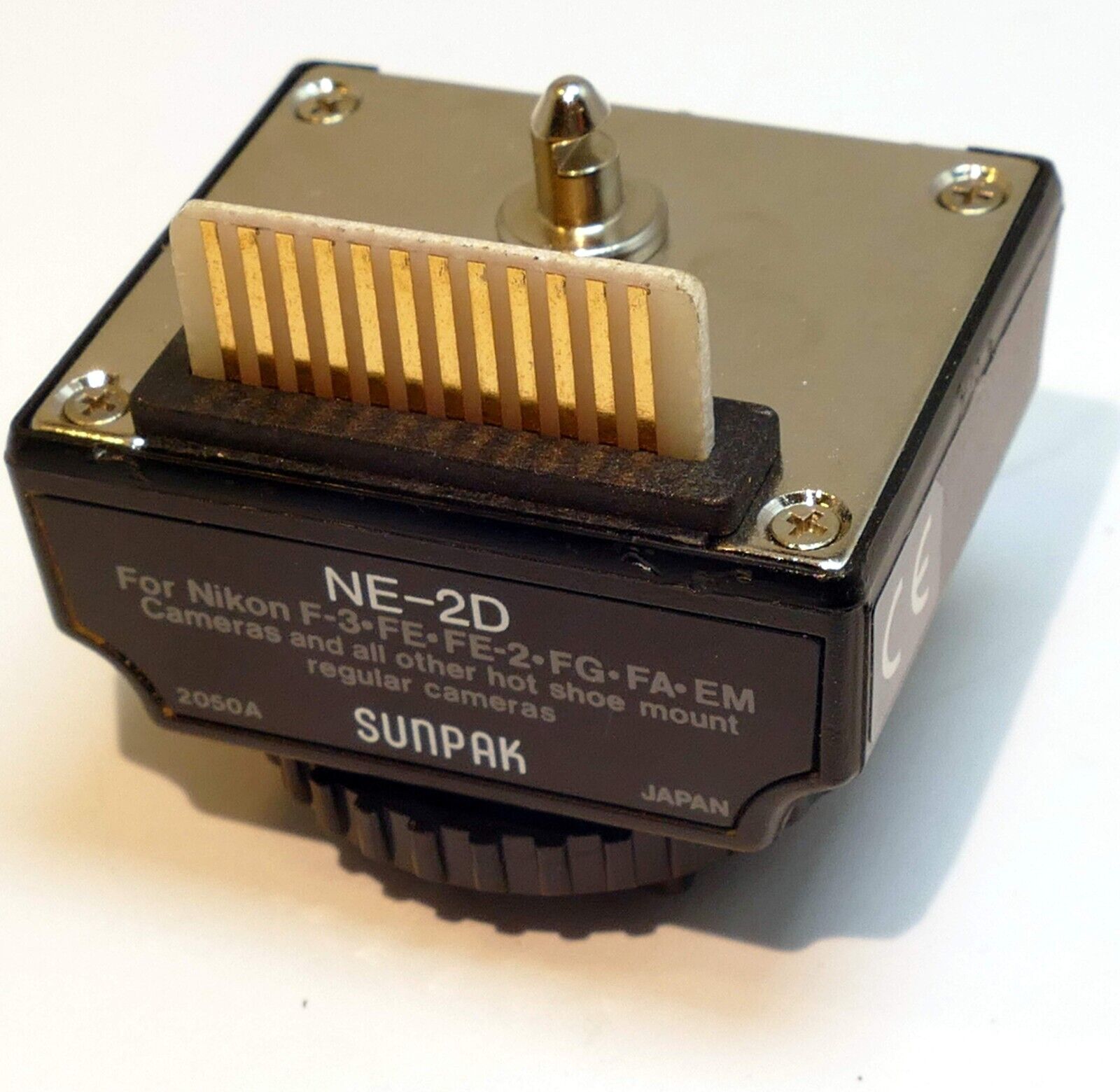Sunpak NE-2D  Flash  Adapter attachment  for Nikon F3 FE2 FA  cameras vintage