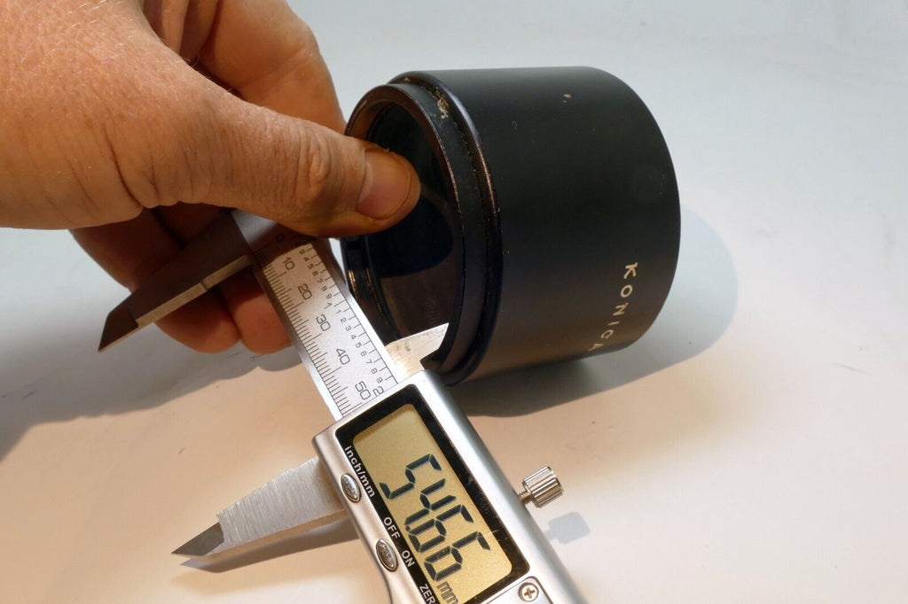 Konica 55mm Lens Hood For Hexanon 135 mm f/ 3.5 Genuine slip on metal