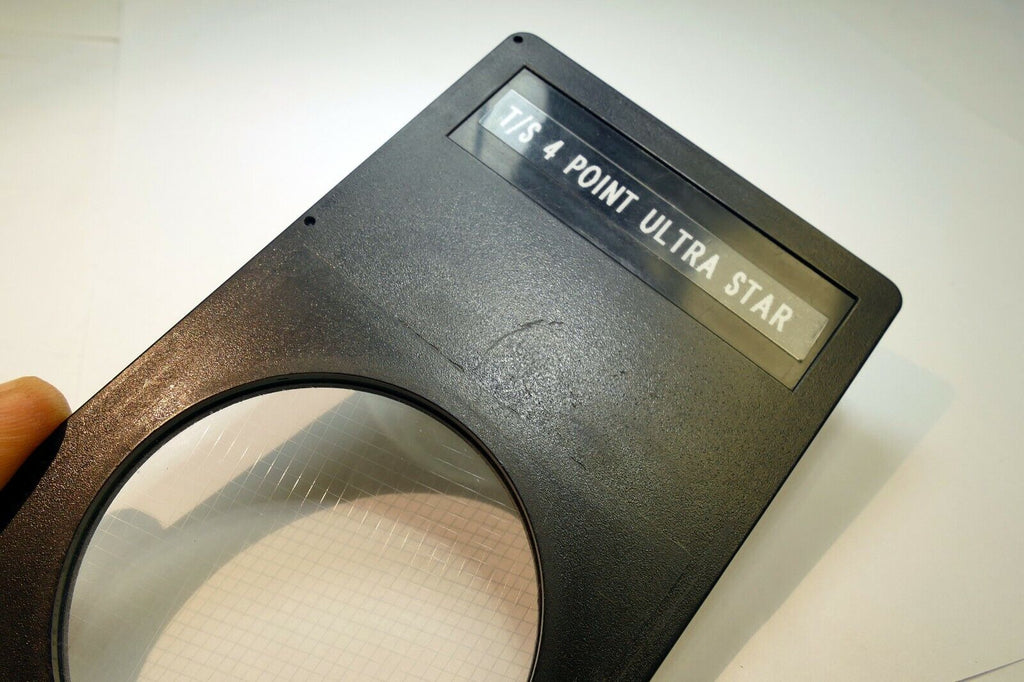 T/S 4-Point Cross Ultra Star CS Lens Filter drop in square 3X3" for Lindahl 