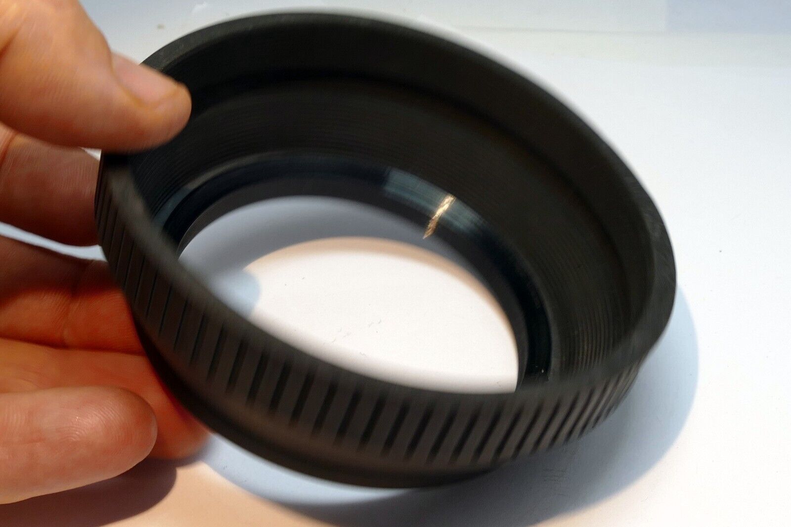 72mm Rubber Lens Hood Shade  double threaded