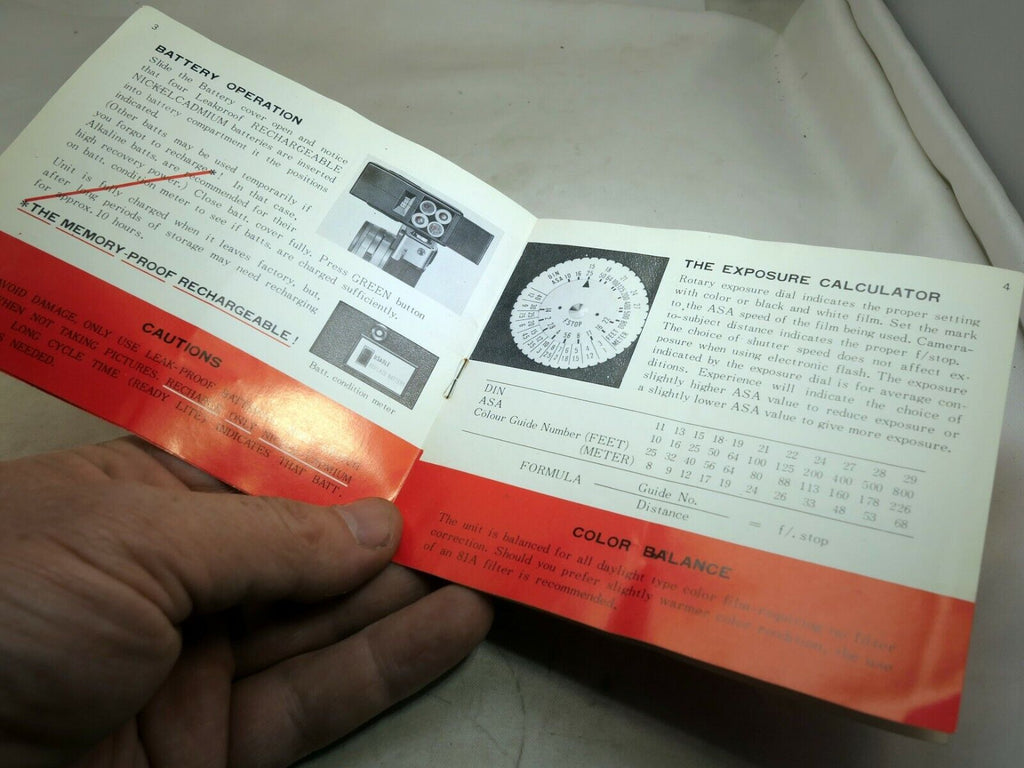 Popular 505S Flash Morris Guide Owners Manual   English E