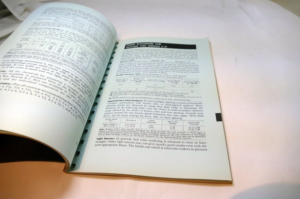 Kodak Color Films Brochure - Data Book third edition 1959 Photo guide