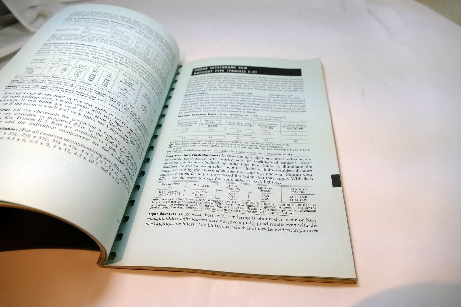 Kodak Color Films Brochure - Data Book third edition 1959 Photo guide