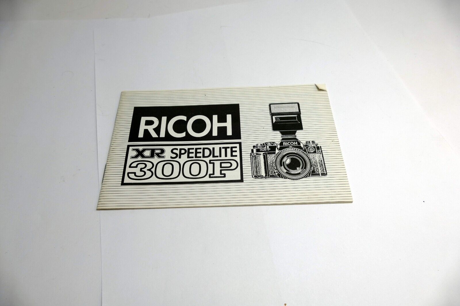 Ricoh XR Speedlight 300P Flash  Instruction Manual / User Guide EN - genuine OEM