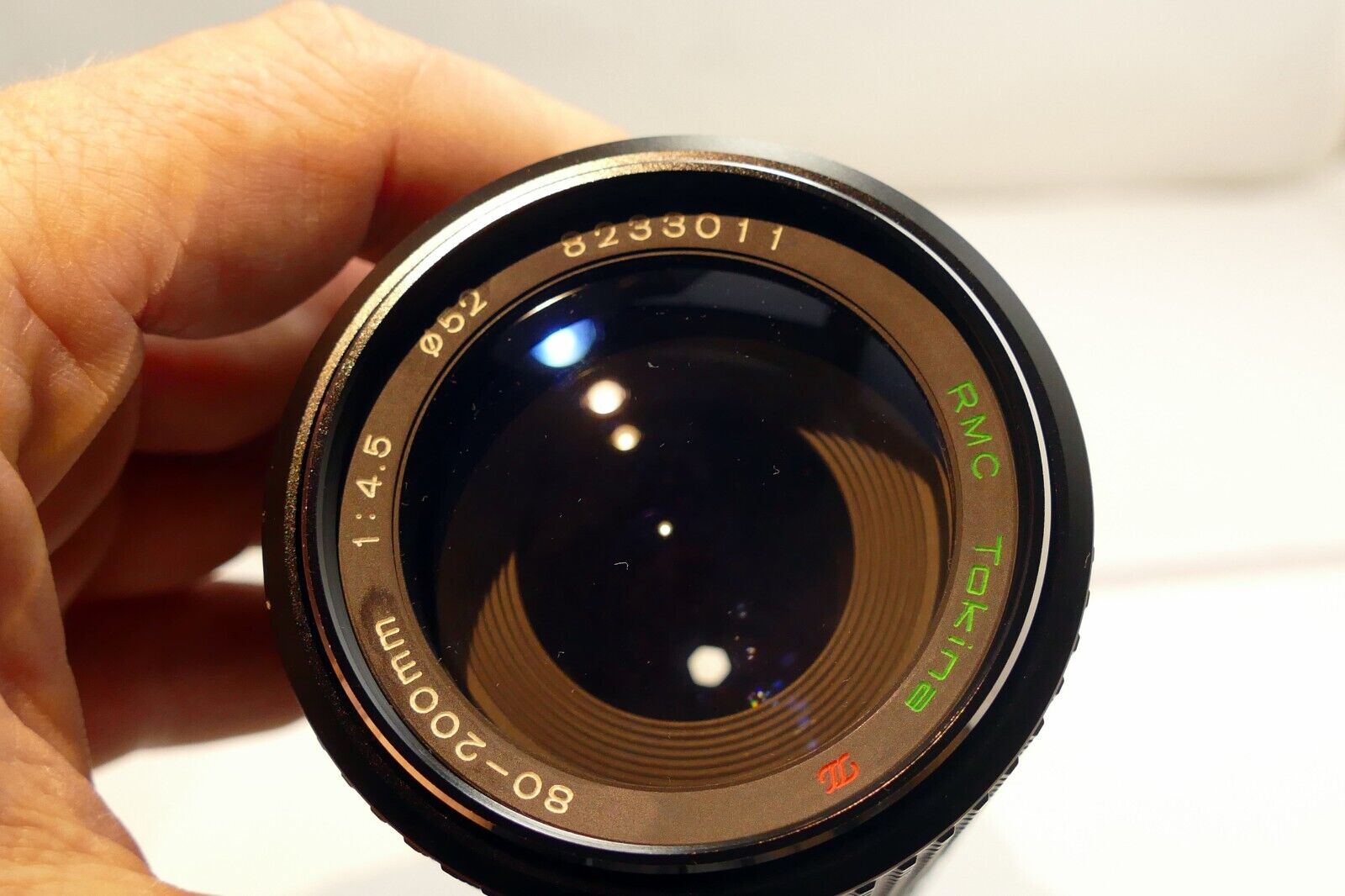 RMC Tokina 80-200mm f4.5 manual focus Lens for Minolta MD mount (w/ light haze)