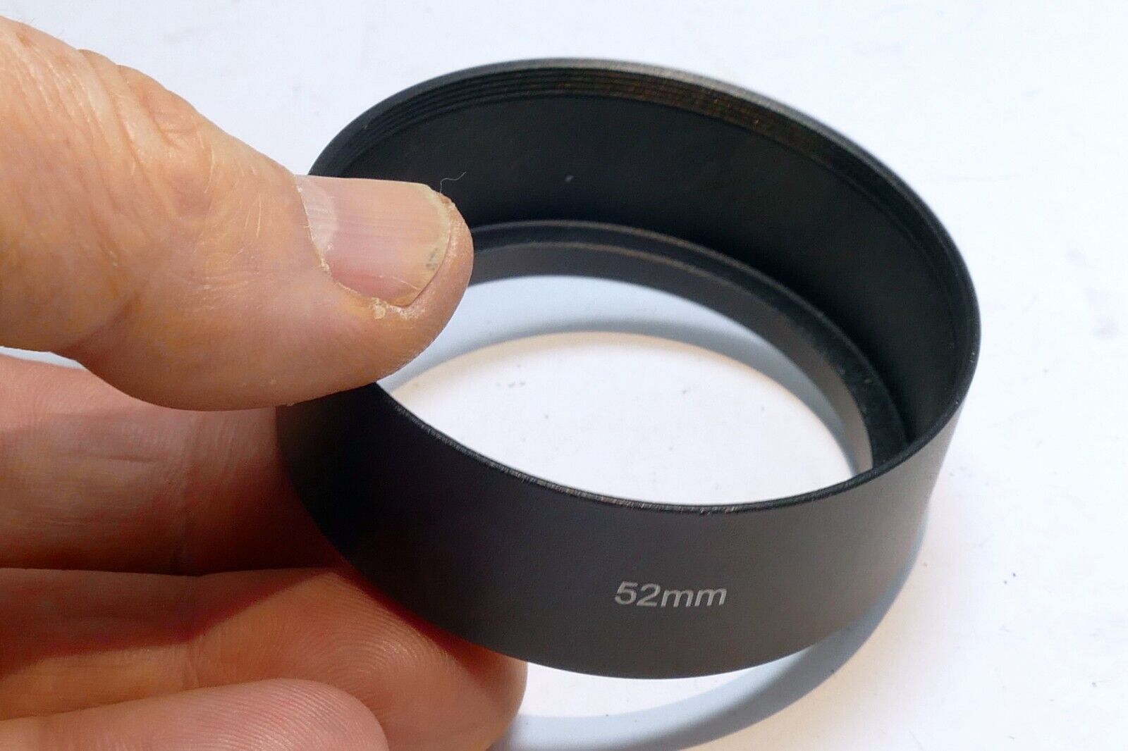 52mm Metal screw in type Lens Hood Shade for  telephoto lenses 105mm 135mm 150mm