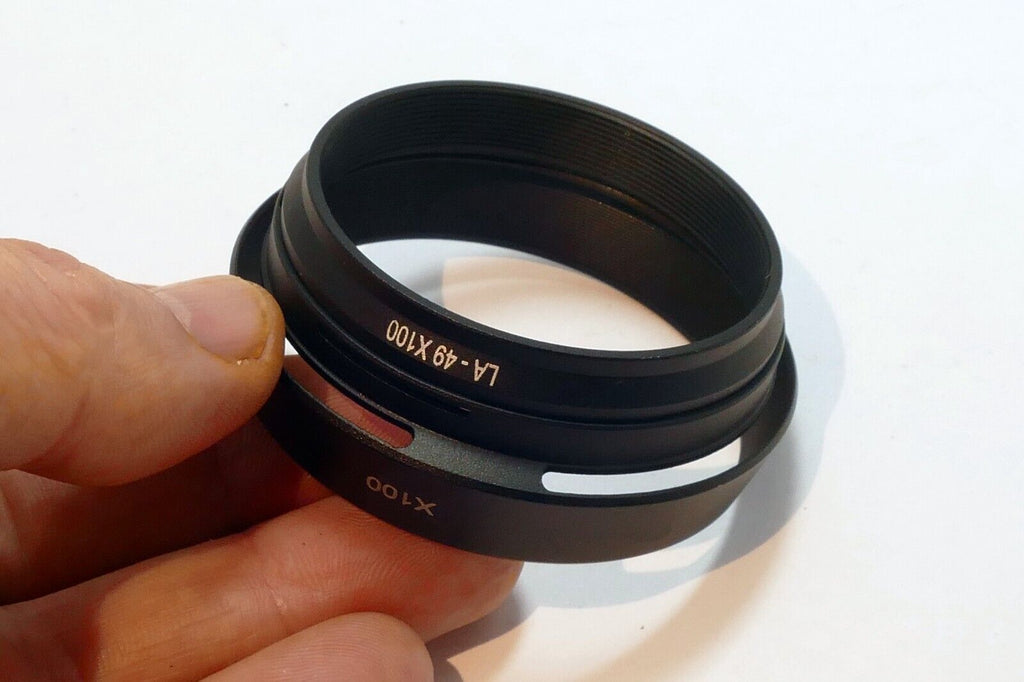 X100 Lens Hood Shade for FUJINON X100 camera  49mm