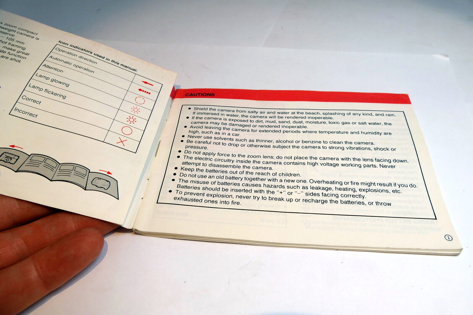 Pentax zoom 105 Super Date camera Instructions Owner's manual Guide English E