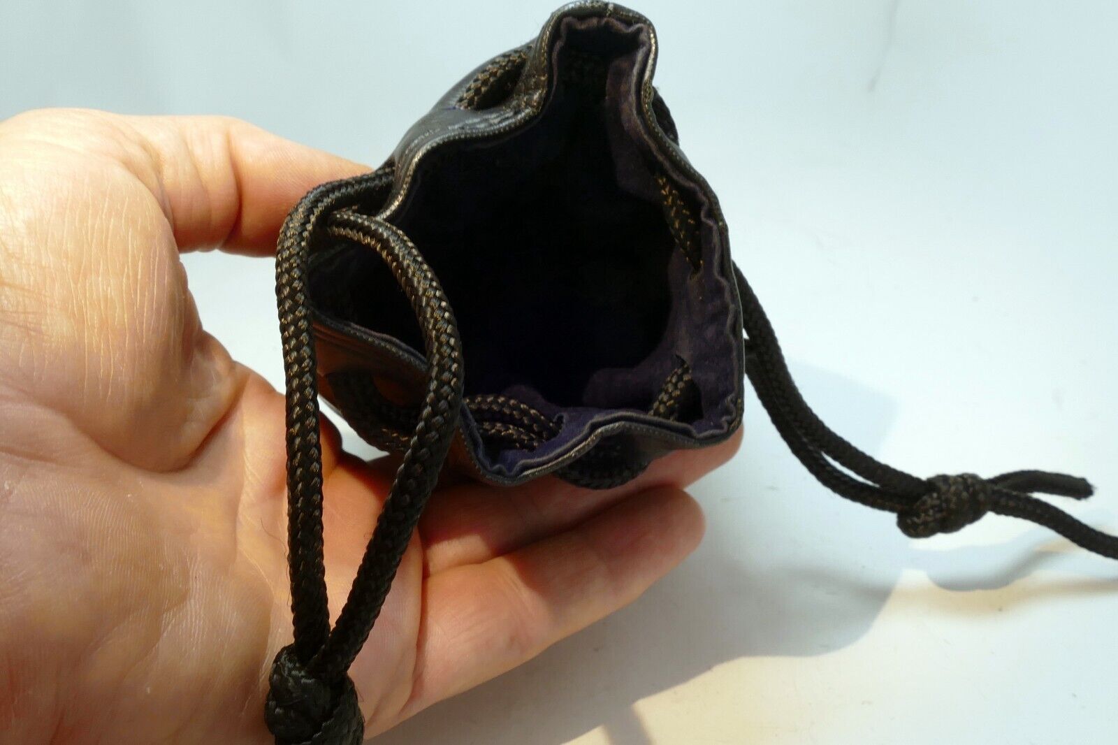 Soft  Leather Drawstring Bag Case for 50mm f1.8 f1.4 lens