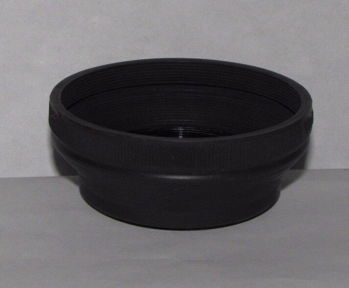 Vivitar 52mm Rubber Lens Hood for telephoto lenses 85mm f2.8 105mm f3.5 135mm
