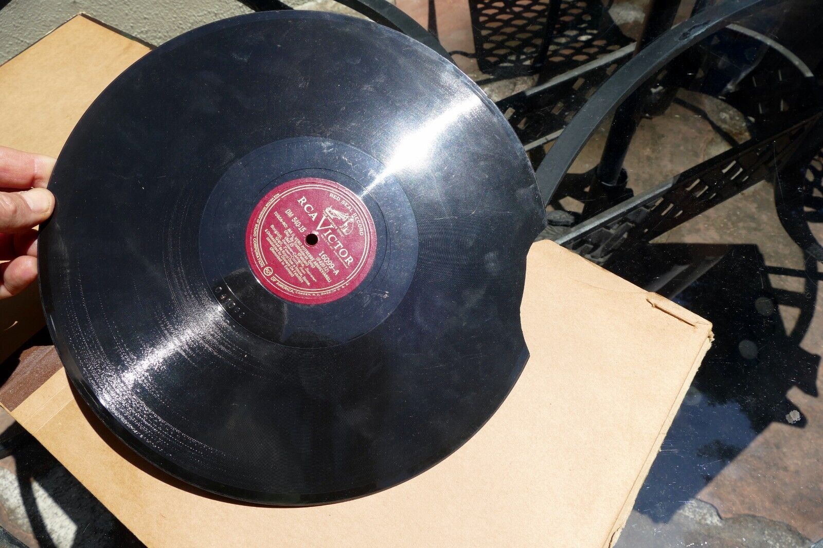12" 78 RPM Record Set-(7)-Tosca Volume II-Puccini/Set DM-540/Gigli/Fabritiis