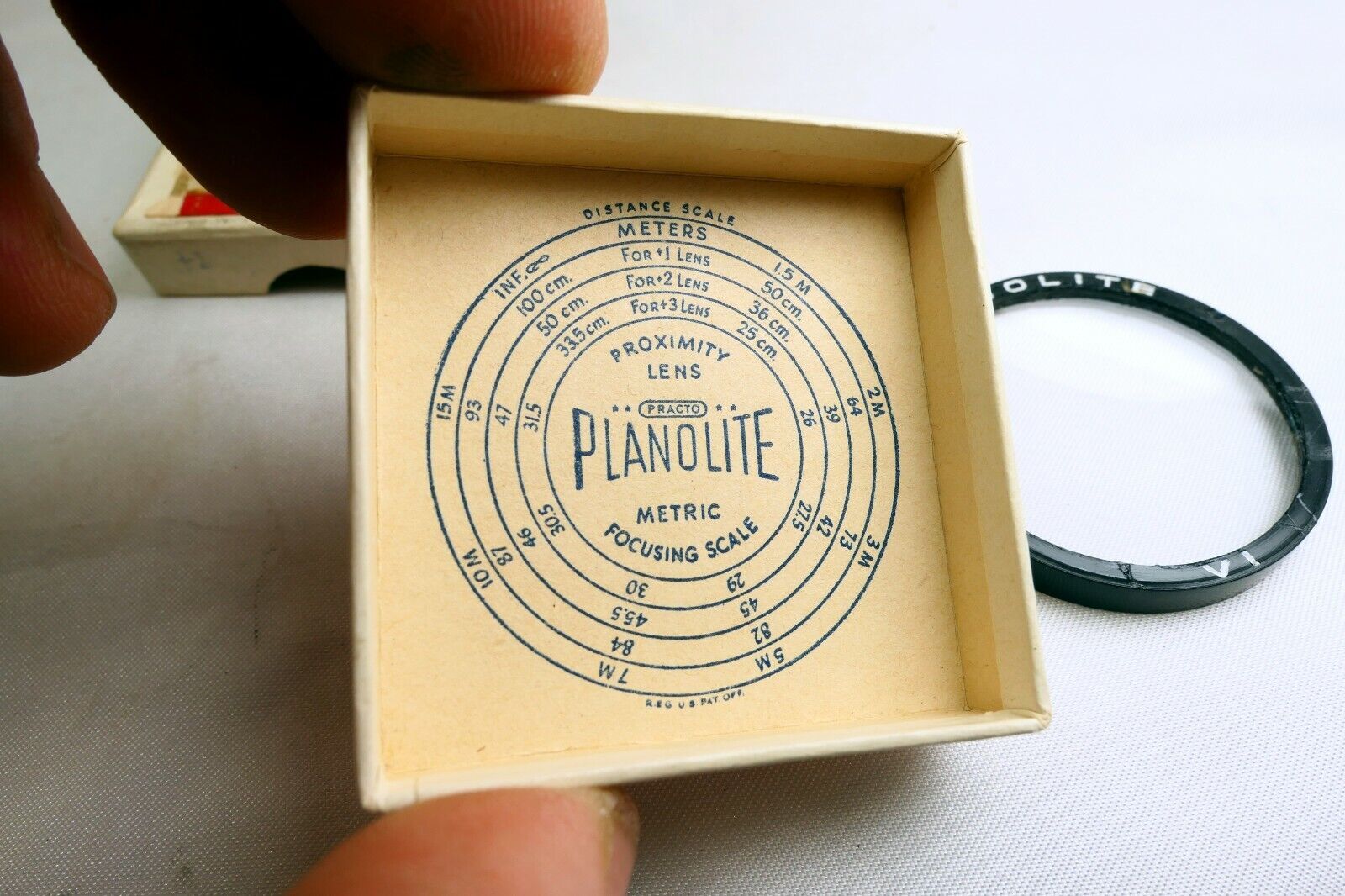 Planolite Practo Portrait +2 Close Up Filter lens series 6 drop in 41mm