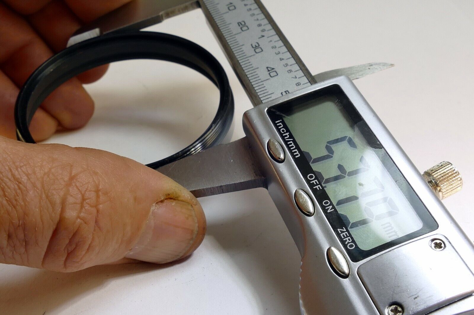 54mm series 7 Filter retaining Ring double threaded  for Wollensak army green