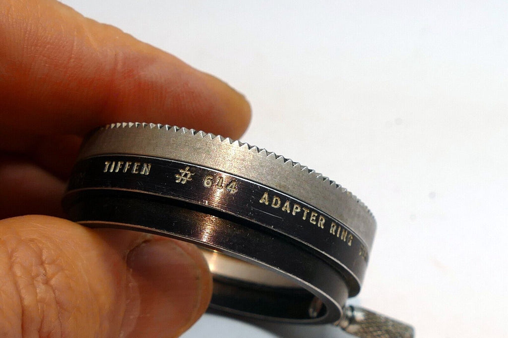 39mm to 44.5mm series VI 6 holder adapter w/ retaining ring # 614 - slip on type