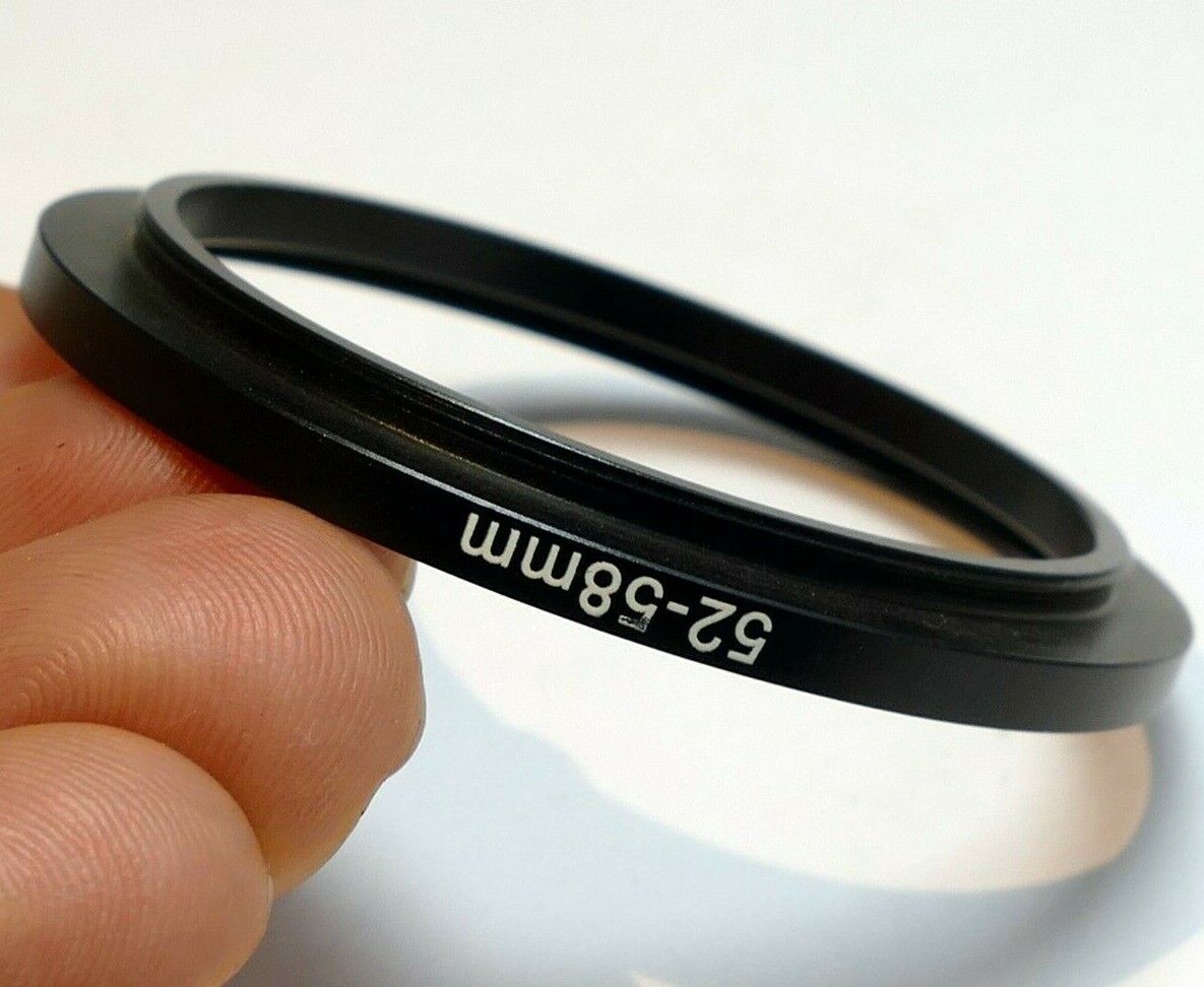 52mm to 58mm Metal Ring for lens male to female threads step -up