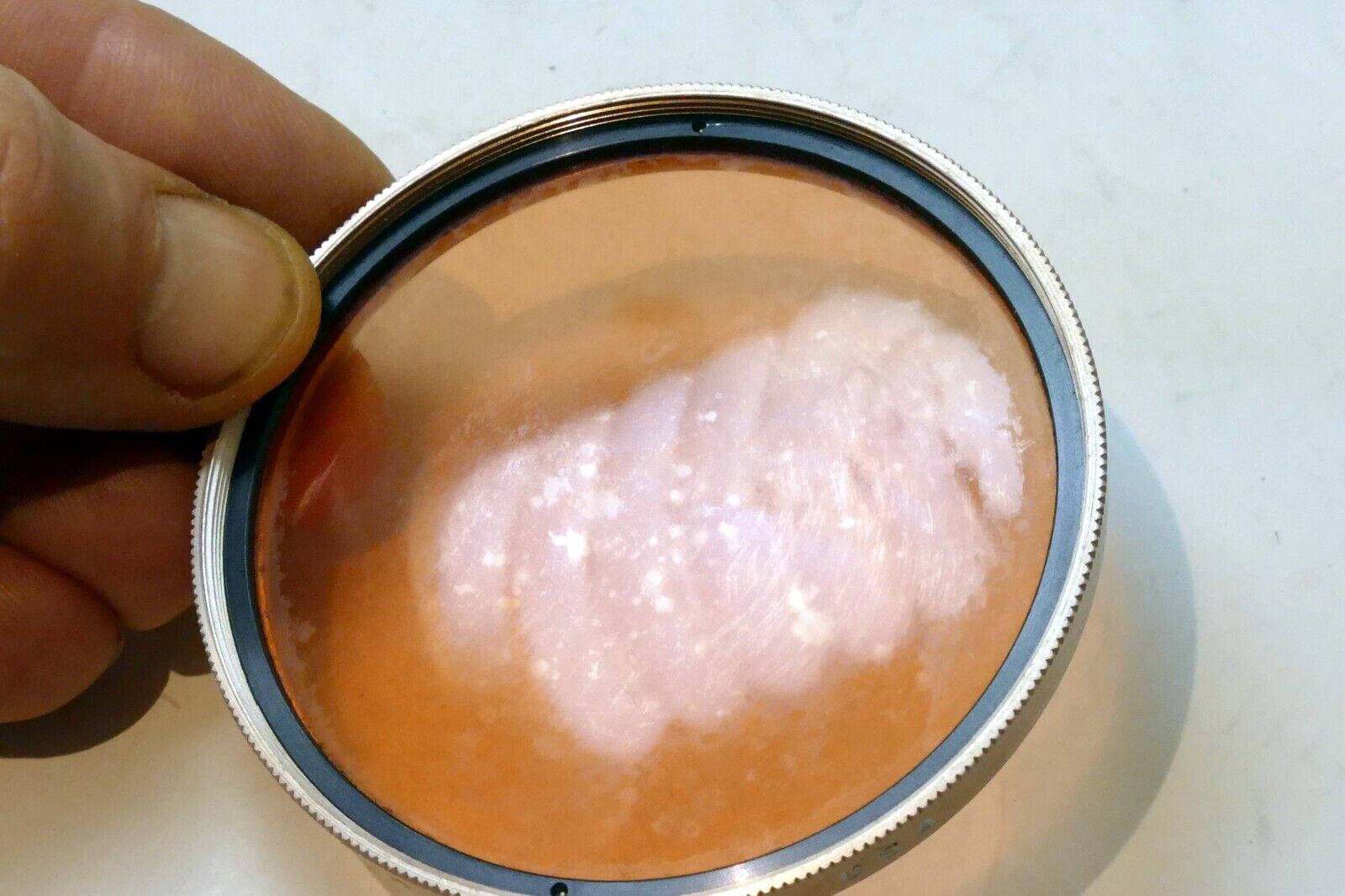 Tiffen SF-67M  85 Amber Lens Filter - Damaged coating