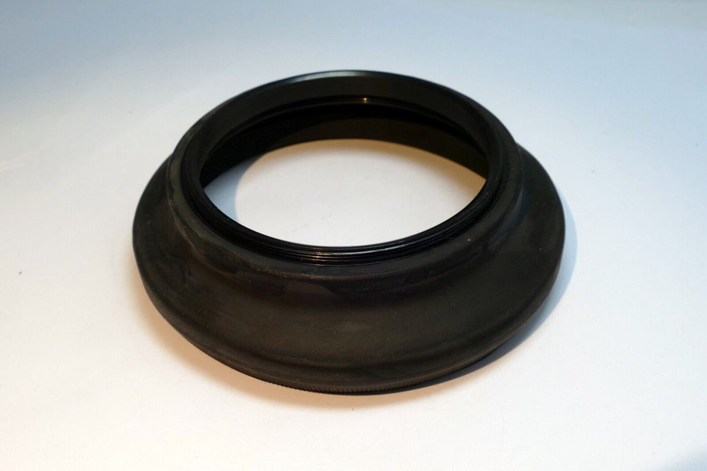 72mm Rubber Lens Hood Shade  double  threaded - poor condition soft rubber
