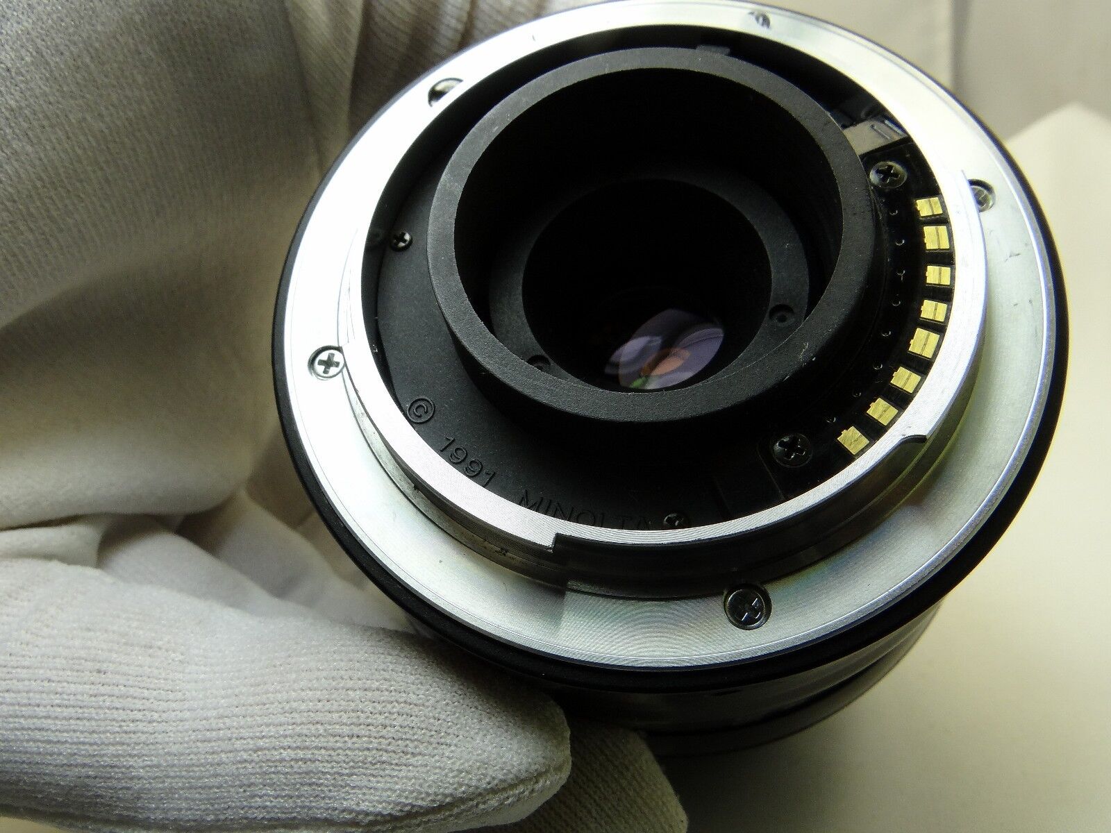 Konica Minolta AF XI 28-80mm f4-5.6 Lens (aperture blades stuck w/ oil) -  Parts