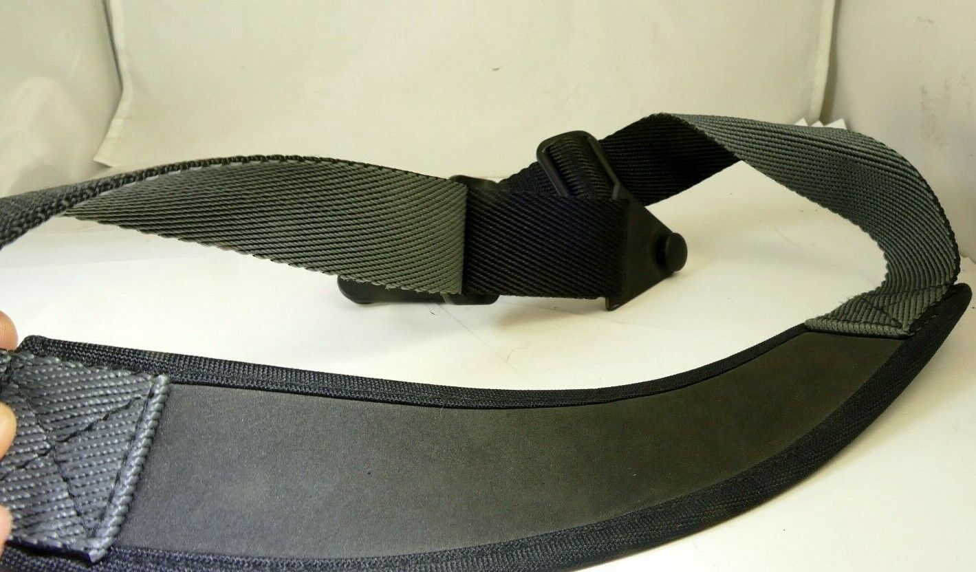 neck shoulder strap for camera case with round plastic clips  2.5" wide