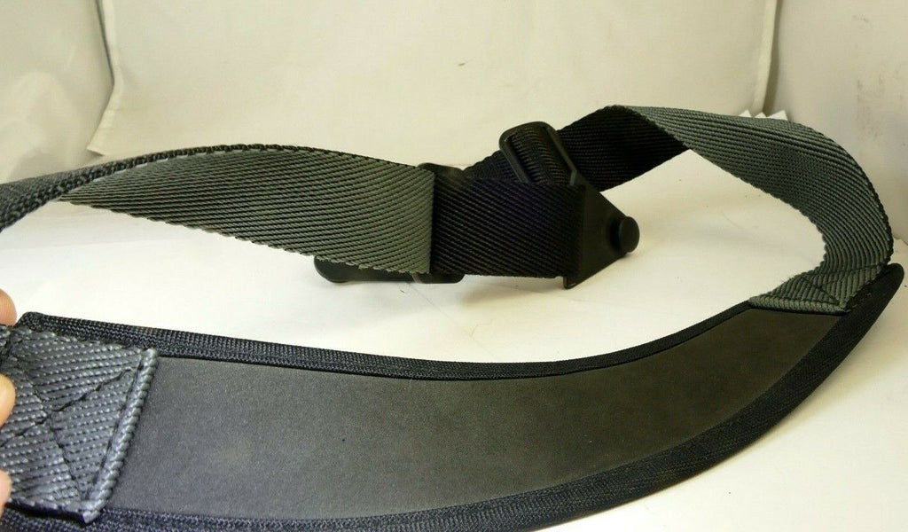 neck shoulder strap for camera case with round plastic clips  2.5" wide 