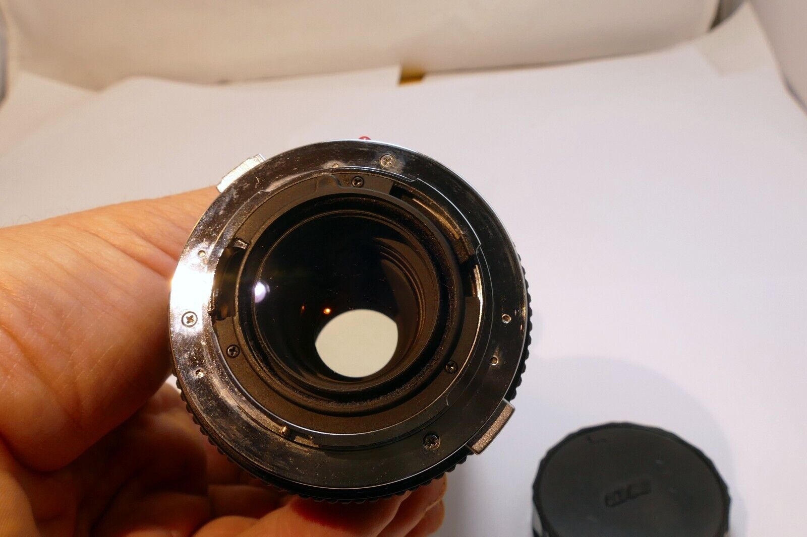 Sigma 70-210mm f4.5 lens for Olympus OM with Haze (AS IS Parts or Repair)