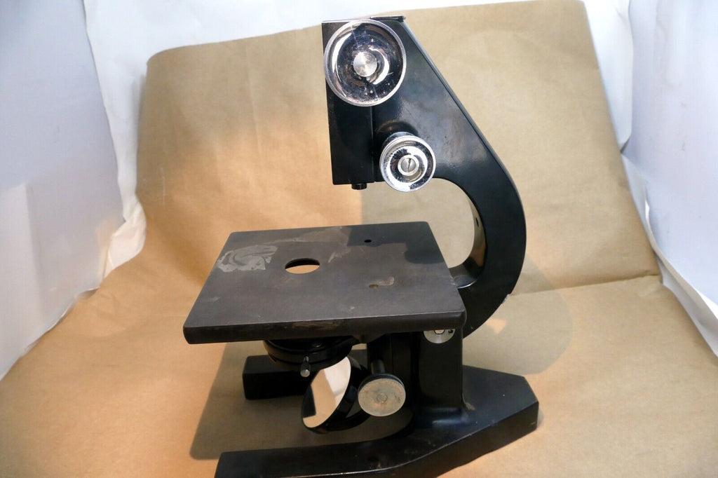 Stage Base and arm for BAUSCH & LOMB Optical BRASS MICROSCOPE 1938