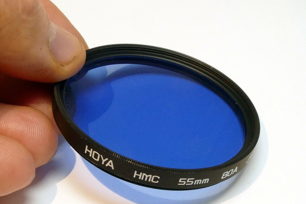 Hoya HMC 55mm Filter 80A  multi-coated deep blue