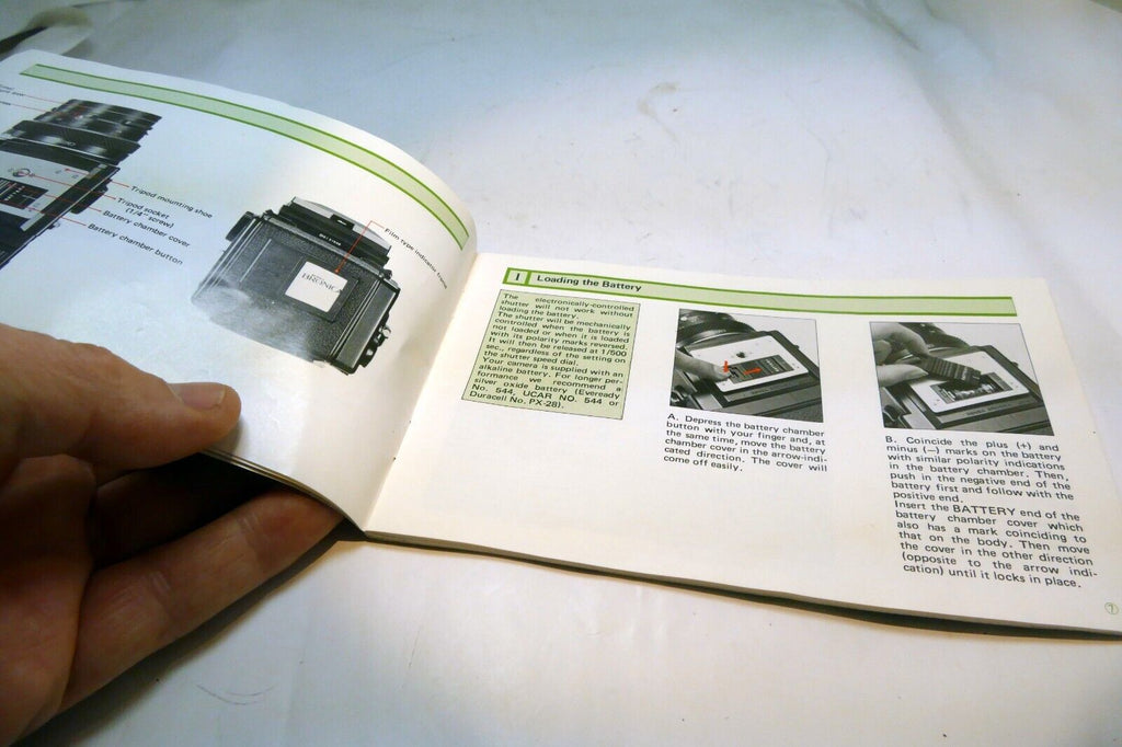 ETRS 645 Bronica camera AE Finder Instruction Manual Guide (EN)