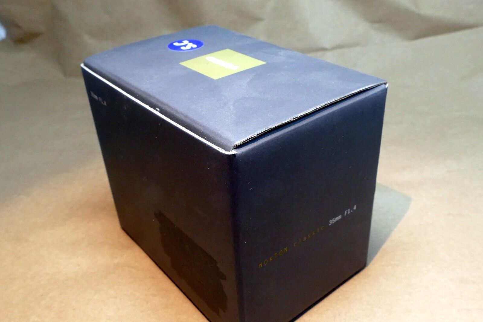 empty lens box (only) for  Nokton Classic Voigtlander 35mm f1.4 S.C.  M lens