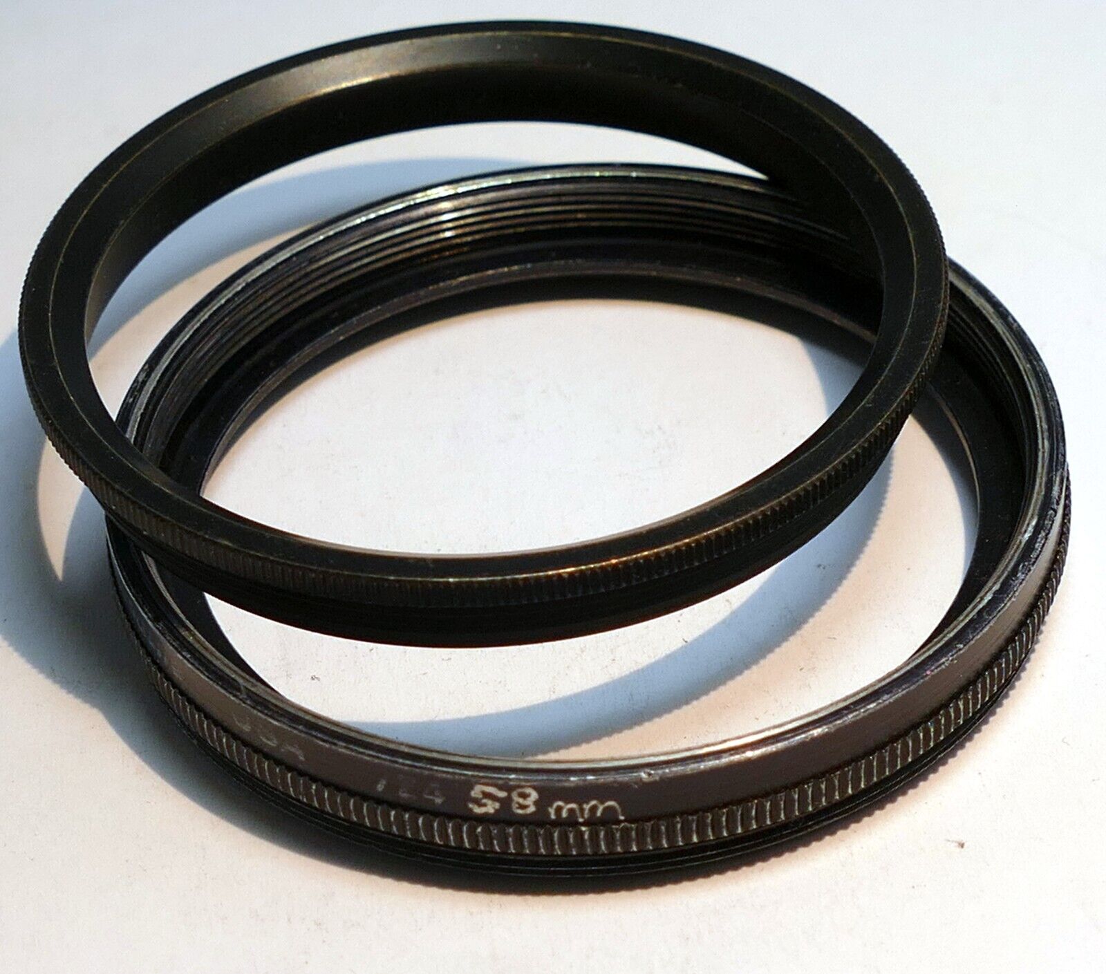 58mm to series 7 VII  Threaded Retaining Ring and filter Holder step down