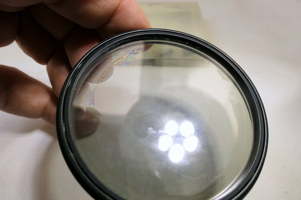 B+W 67mm Polarizer PL TOP POL Germany - damaged coating separation - genuine