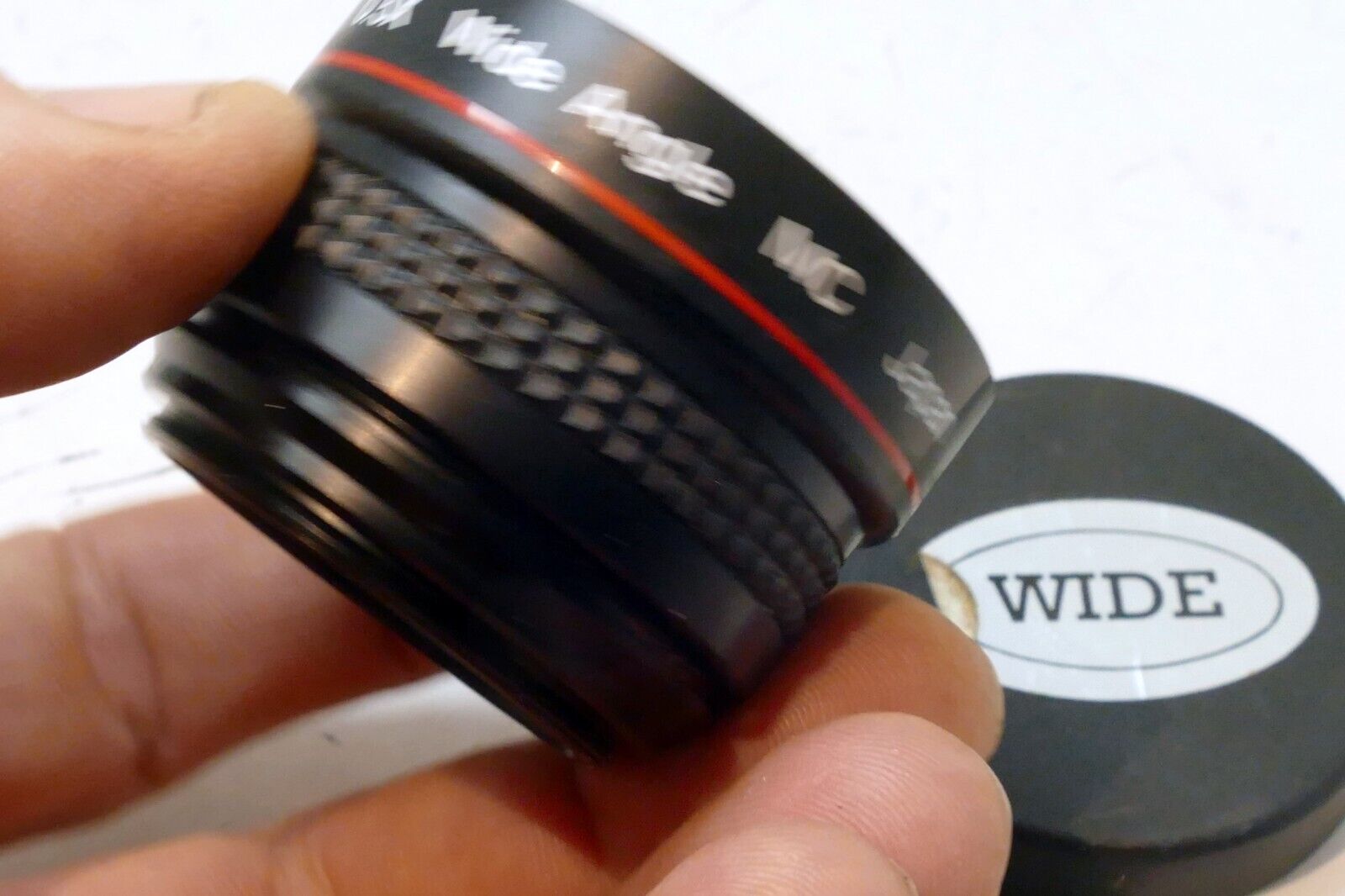 Lenmar 0.5X AUX Wide Angle Lens - Fungus and haze inside - NEEDS CLEANING