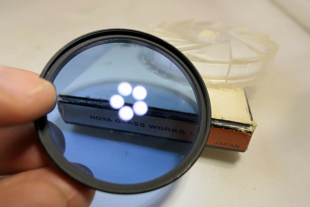 Hoya 55mm 80B Blue Lens filter made in Japan