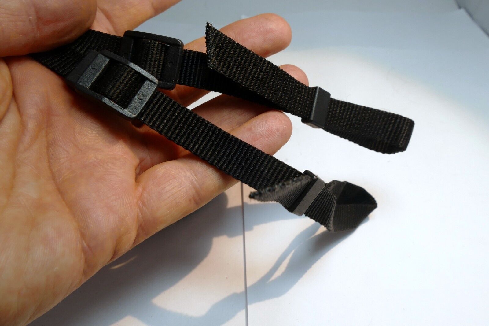 QUANTUM Camera Neck Shoulder Strap 4cm WIDE Black Leather